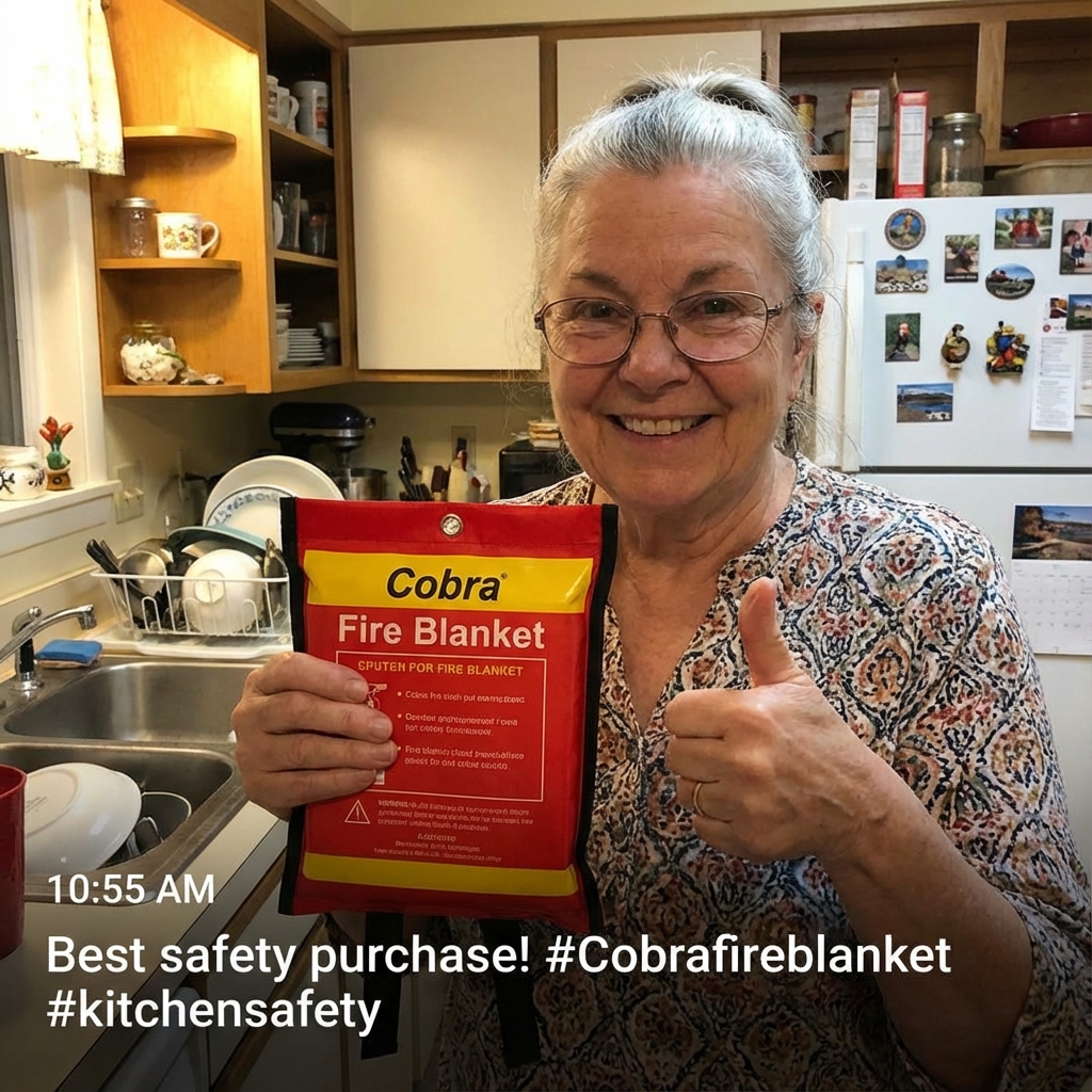 Happy family in safe kitchen